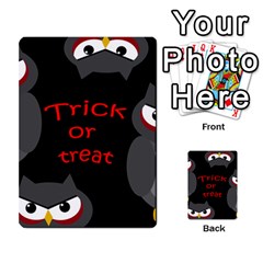 Trick Or Treat - Owls Multi-purpose Cards (rectangle)  by Valentinaart