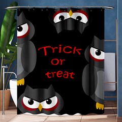 Trick Or Treat - Owls Shower Curtain 60  X 72  (medium)  by Valentinaart