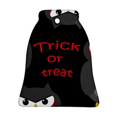 Trick Or Treat - Owls Bell Ornament (2 Sides) by Valentinaart