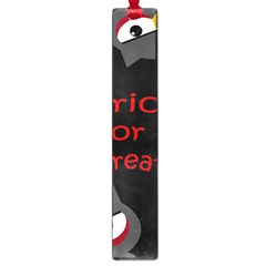 Trick Or Treat - Owls Large Book Marks by Valentinaart