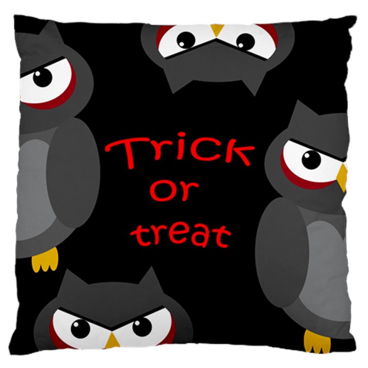 Trick or treat - owls Standard Flano Cushion Case (One Side)