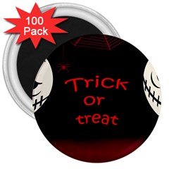 Trick Or Treat 2 3  Magnets (100 Pack) by Valentinaart