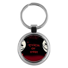 Trick Or Treat 2 Key Chains (round)  by Valentinaart