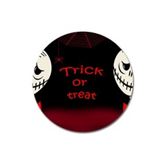 Trick Or Treat 2 Magnet 3  (round) by Valentinaart