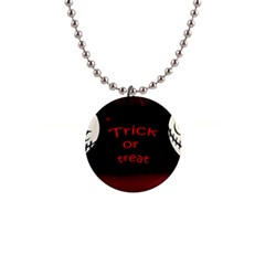 Trick Or Treat 2 Button Necklaces