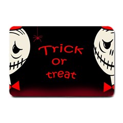 Trick Or Treat 2 Small Doormat  by Valentinaart