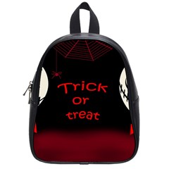 Trick Or Treat 2 School Bags (small)  by Valentinaart