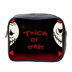 Trick Or Treat 2 Mini Toiletries Bag 2-side by Valentinaart