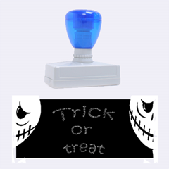 Trick Or Treat 2 Rubber Stamps (large) by Valentinaart