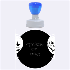 Trick Or Treat 2 Rubber Round Stamps (large) by Valentinaart