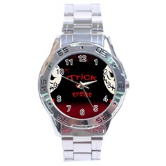 Trick Or Treat 2 Stainless Steel Analogue Watch by Valentinaart