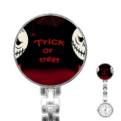 Trick Or Treat 2 Stainless Steel Nurses Watch by Valentinaart