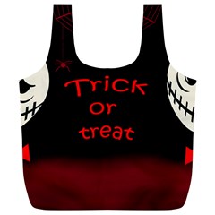 Trick Or Treat 2 Full Print Recycle Bags (l)  by Valentinaart