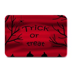 Trick Or Treat - Black Cat Plate Mats by Valentinaart