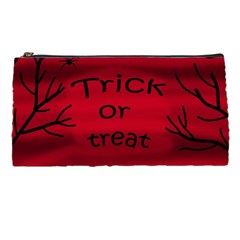 Trick Or Treat - Black Cat Pencil Cases by Valentinaart