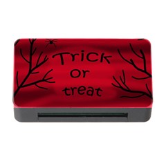 Trick Or Treat - Black Cat Memory Card Reader With Cf by Valentinaart