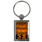 Trick or treat - cemetery  Key Chains (Rectangle)  Front