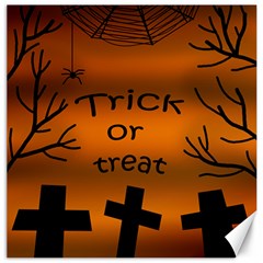 Trick Or Treat - Cemetery  Canvas 16  X 16   by Valentinaart