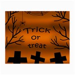 Trick or treat - cemetery  Small Glasses Cloth (2-Side) Front