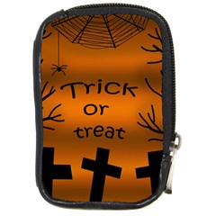 Trick Or Treat - Cemetery  Compact Camera Cases by Valentinaart