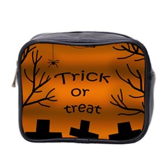 Trick Or Treat - Cemetery  Mini Toiletries Bag 2-side by Valentinaart