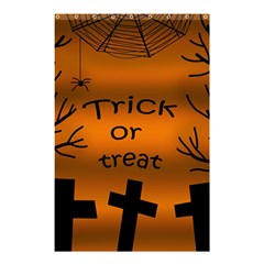 Trick Or Treat - Cemetery  Shower Curtain 48  X 72  (small)  by Valentinaart