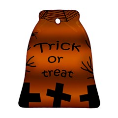 Trick Or Treat - Cemetery  Bell Ornament (2 Sides) by Valentinaart