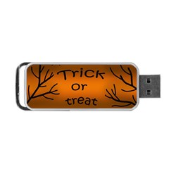 Trick Or Treat - Cemetery  Portable Usb Flash (one Side) by Valentinaart