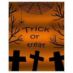 Trick Or Treat - Cemetery  Drawstring Bag (small) by Valentinaart