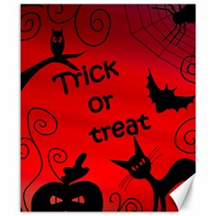 Trick or treat - Halloween landscape Canvas 8  x 10 