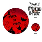 Trick or treat - Halloween landscape Multi-purpose Cards (Round)  Front 1