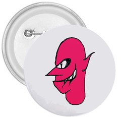 Devil Face Character Illustration 3  Buttons by dflcprints