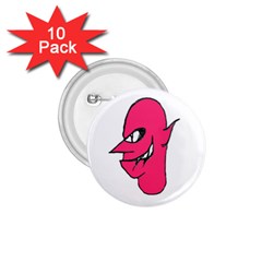 Devil Face Character Illustration 1 75  Buttons (10 Pack) by dflcprints