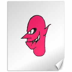 Devil Face Character Illustration Canvas 16  X 20   by dflcprints