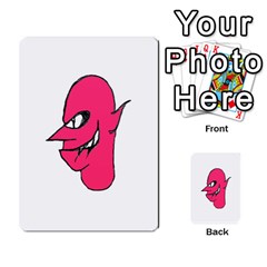 Devil Face Character Illustration Multi-purpose Cards (rectangle) 