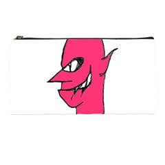 Devil Face Character Illustration Pencil Cases by dflcprints