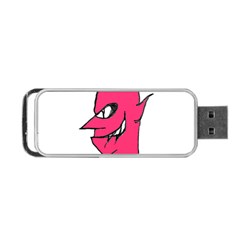 Devil Face Character Illustration Portable Usb Flash (one Side) by dflcprints