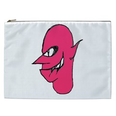 Devil Face Character Illustration Cosmetic Bag (xxl)  by dflcprints