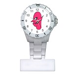 Devil Face Character Illustration Plastic Nurses Watch Front