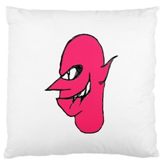 Devil Face Character Illustration Standard Flano Cushion Case (two Sides) by dflcprints