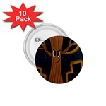 Halloween - Cemetery evil tree 1.75  Buttons (10 pack) Front