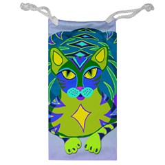 Peacock Tabby Jewelry Bags by jbyrdyoga