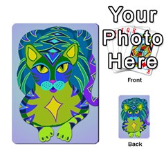 Peacock Tabby Multi-purpose Cards (rectangle)  by jbyrdyoga