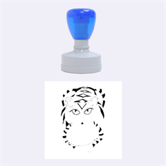 Peacock Tabby Rubber Round Stamps (medium)