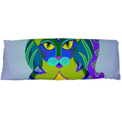 Peacock Tabby Body Pillow Case (dakimakura) by jbyrdyoga