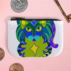 Peacock Tabby  Mini Coin Purses by jbyrdyoga