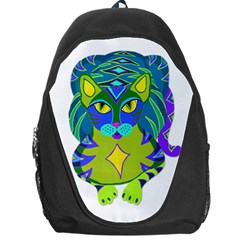 Peacock Tabby  Backpack Bag