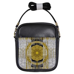 Silver And Gold Is The Way To Luck Girls Sling Bags by pepitasart