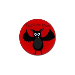 Halloween Bat Golf Ball Marker (4 Pack) by Valentinaart