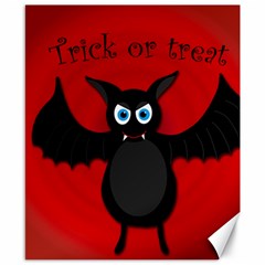 Halloween Bat Canvas 8  X 10  by Valentinaart